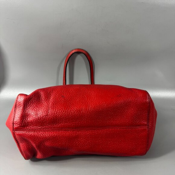 100% Authenitc Gucci Swing Red Leather Tote - Picture 13 of 15